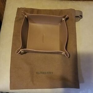 Burberry Brown Leather Pouch